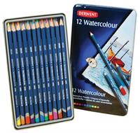 Derwent Watercolor Pencil 12 Set in Tin
